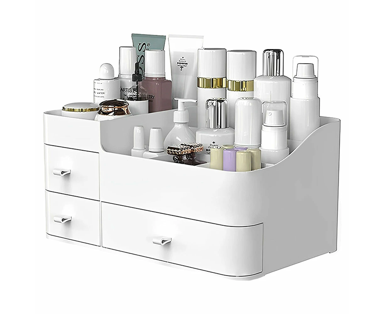 Vibe Geeks Multifunctional Makeup Organizer - Vanity Organizer With Drawers