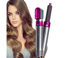 5-in-1 Hot Air Brush Hair Volumizer Straightener And Curler