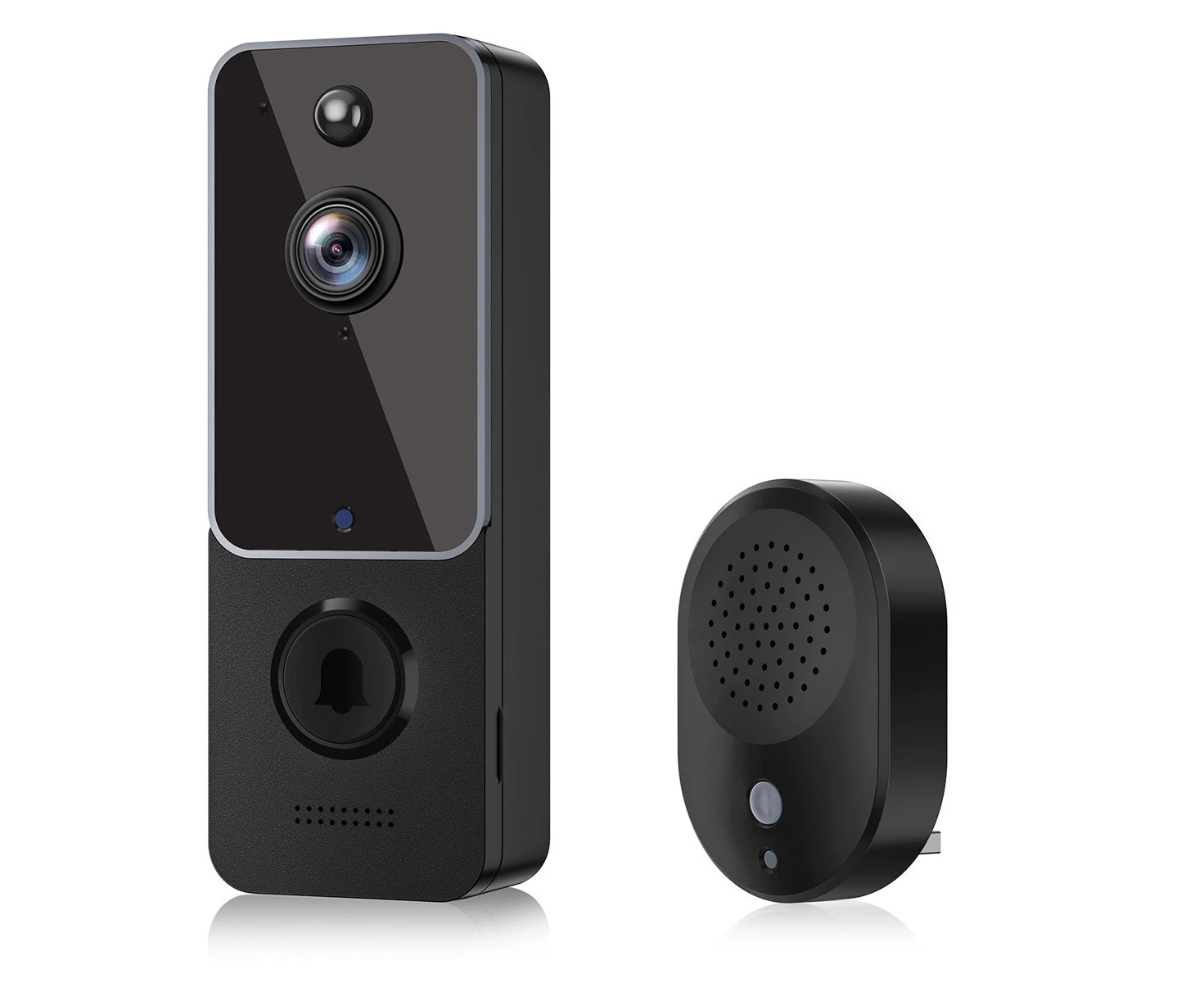 Wireless Video Doorbell Camera with AI Detection, 2-Way Audio, Night Vision, Cloud Storage, 2.4G Wi-Fi