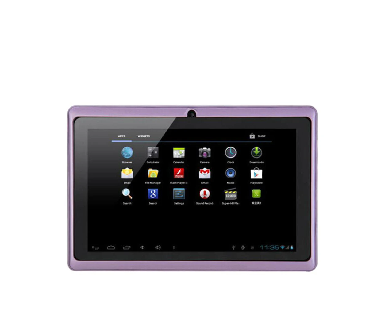 7 Inch Tablet PC, Quad Core A33, 512MB RAM 8GB ROM, Dual Cameras, WiFi, Bluetooth, Touchscreen