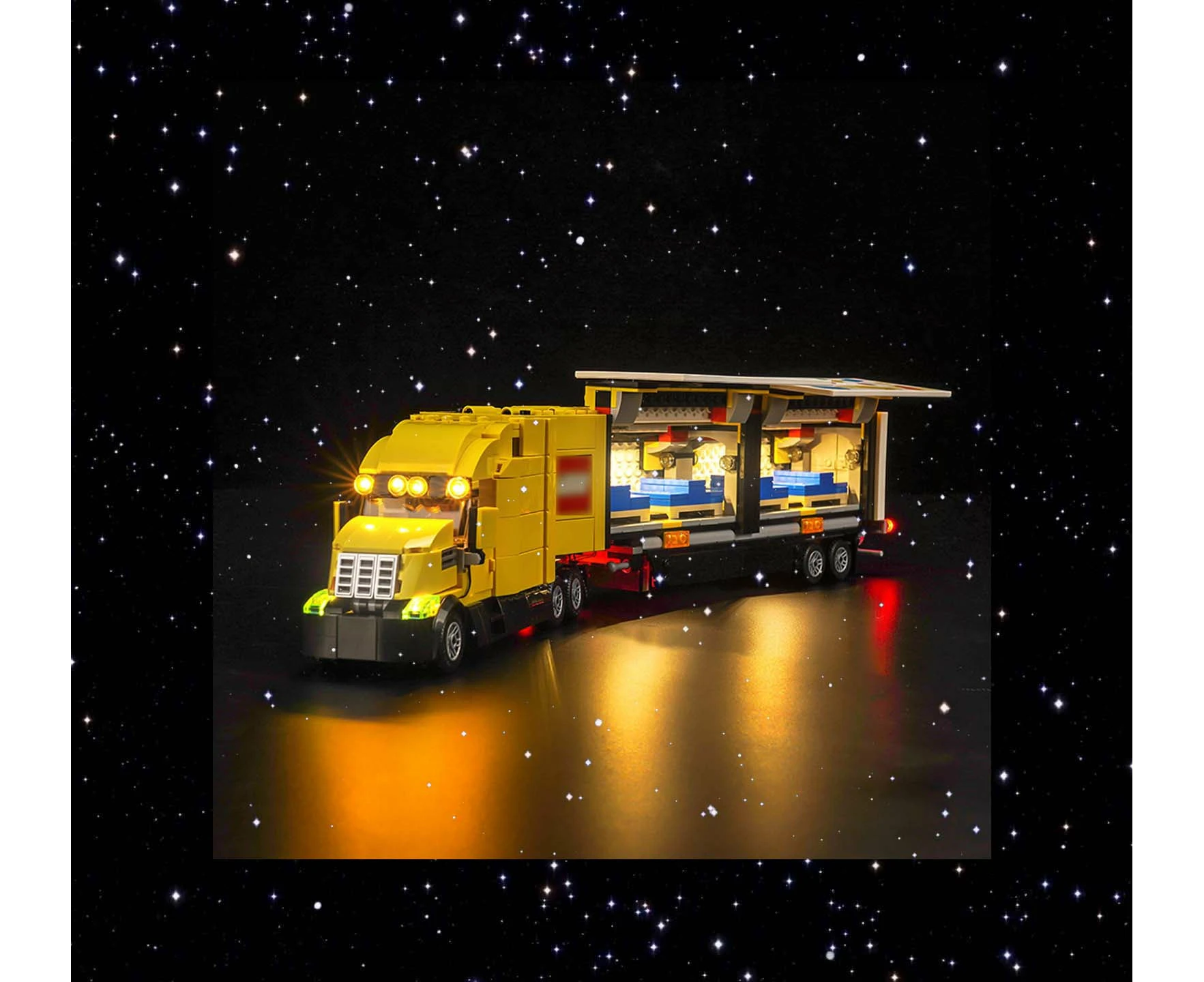 Brick Shine - Light Kit for LEGO(R) Yellow Delivery Truck 60440