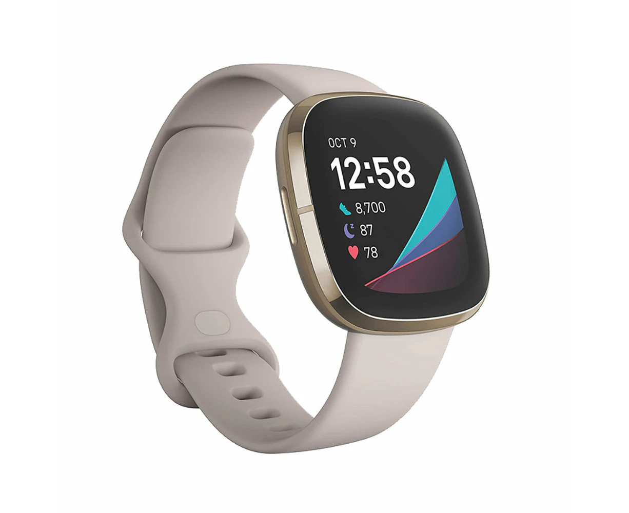 Fitbit Sense 2 Smartwatch Soft Silicone Replacement Band - Grey