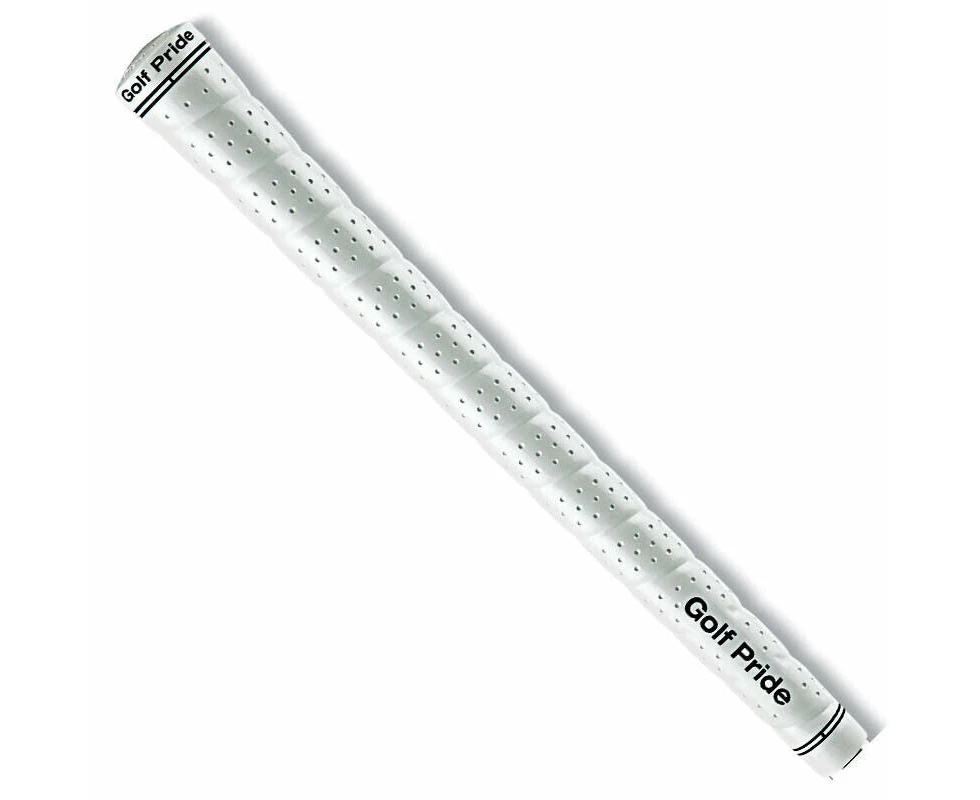 Genuine Golf Pride Tour Wrap 2G Golf Grips - All Colours Std, Mid & Jumbo Size - White