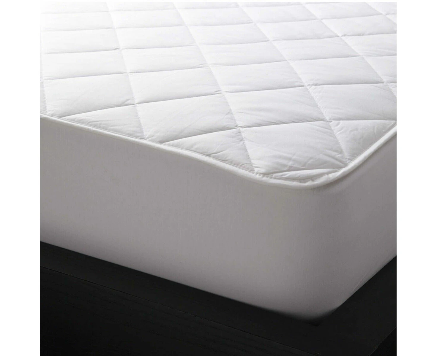 Quilted Cotton Mattress Protector - Super King