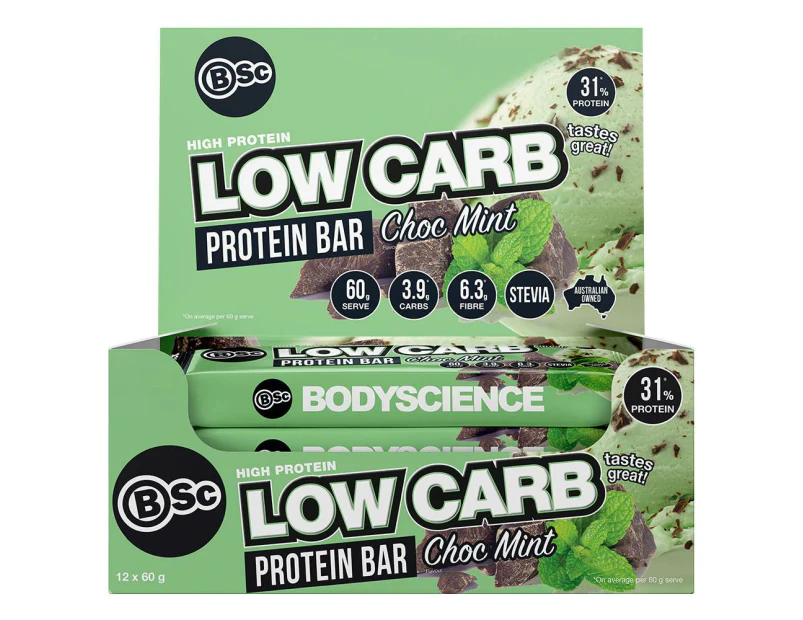 Body Science BSc High Protein Low Carb Bar - Choc Mint