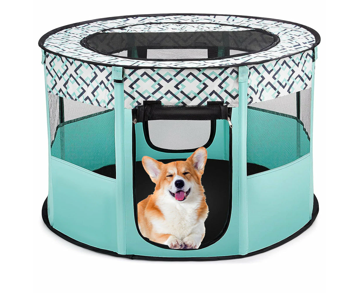 PETSWOL Portable Pet Playpen - Spacious Exercise Kennel Tent