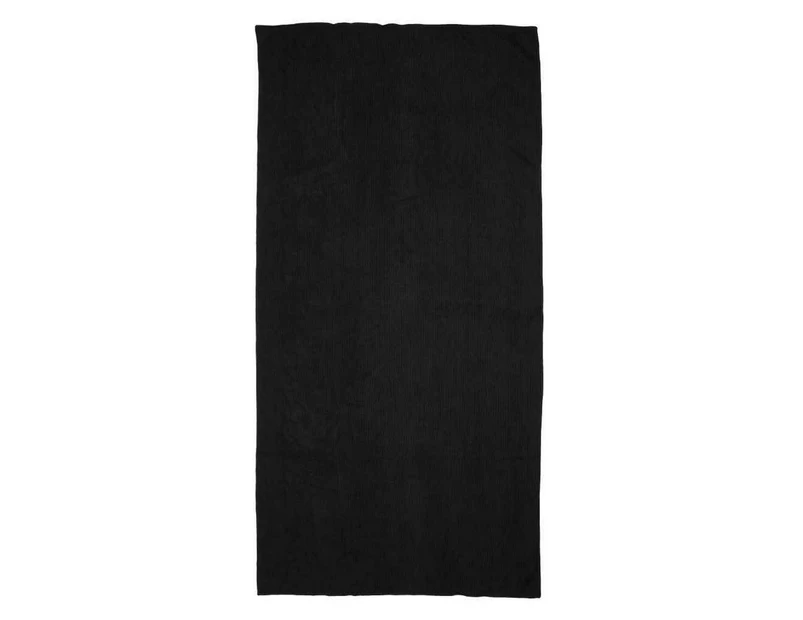 Towel City Microfibre Guest Towel (Black) - PC5455