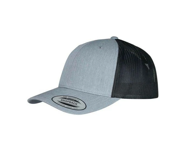 Flexfit Unisex Adult Two Tone Trucker Cap (Heather Grey/Black) - PC4260