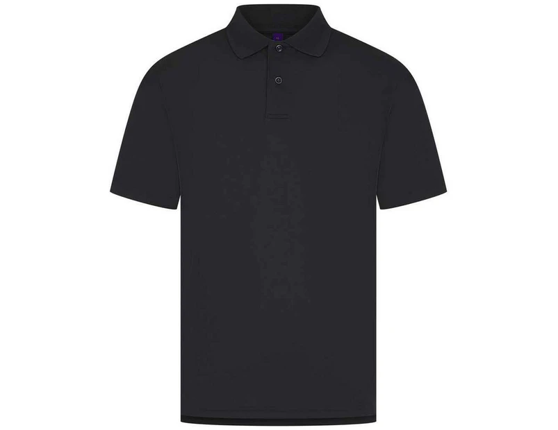 Henbury Mens Pique Polo Shirt (Navy) - PC4223