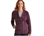 MILLERS - Womens Jacket -  Suedette Biker - Purple