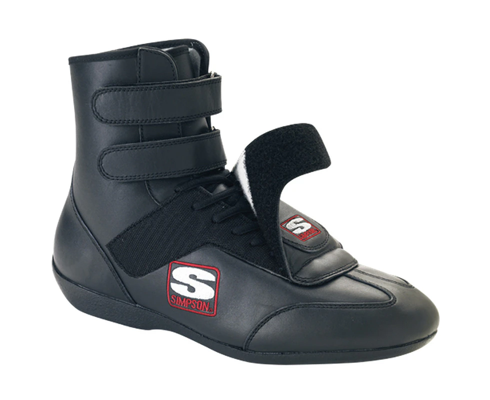 Simpson Stealth Sprint Driving Shoe Size 13, Black, SFI Approved SISP130BK