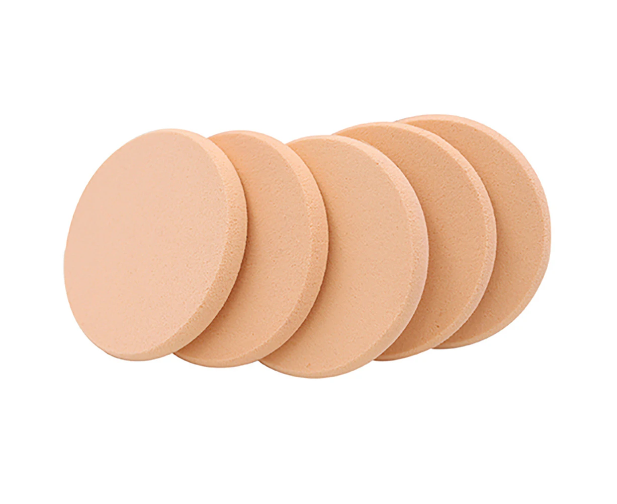 5Pcs/Set Facial Soft Makeup Foundation Blender Face Sponge Smooth Powder Puff-Round