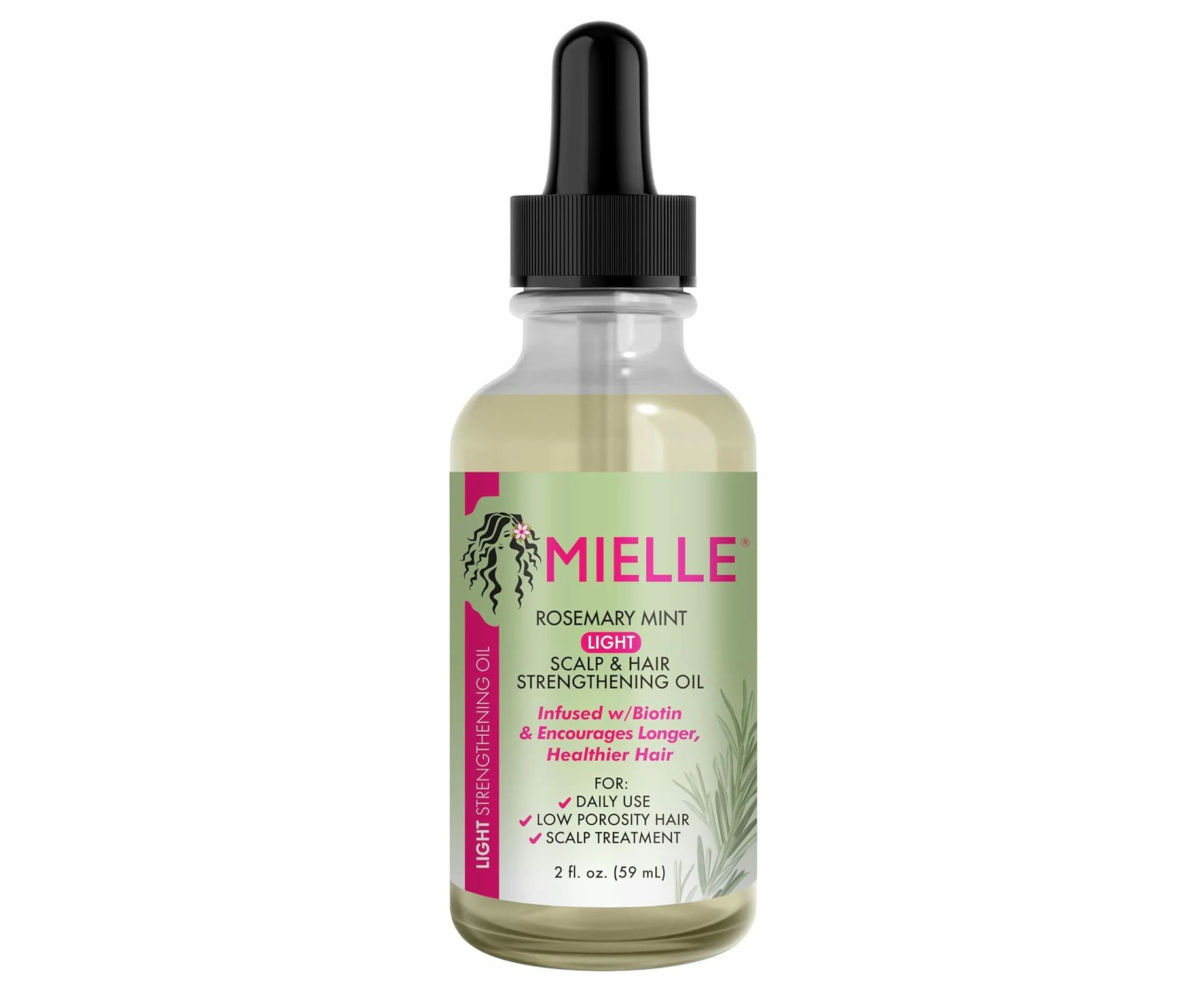 Mielle Organics Rosemary Mint Light Scalp & Hair Strengthening Oil 59mL 2fl oz