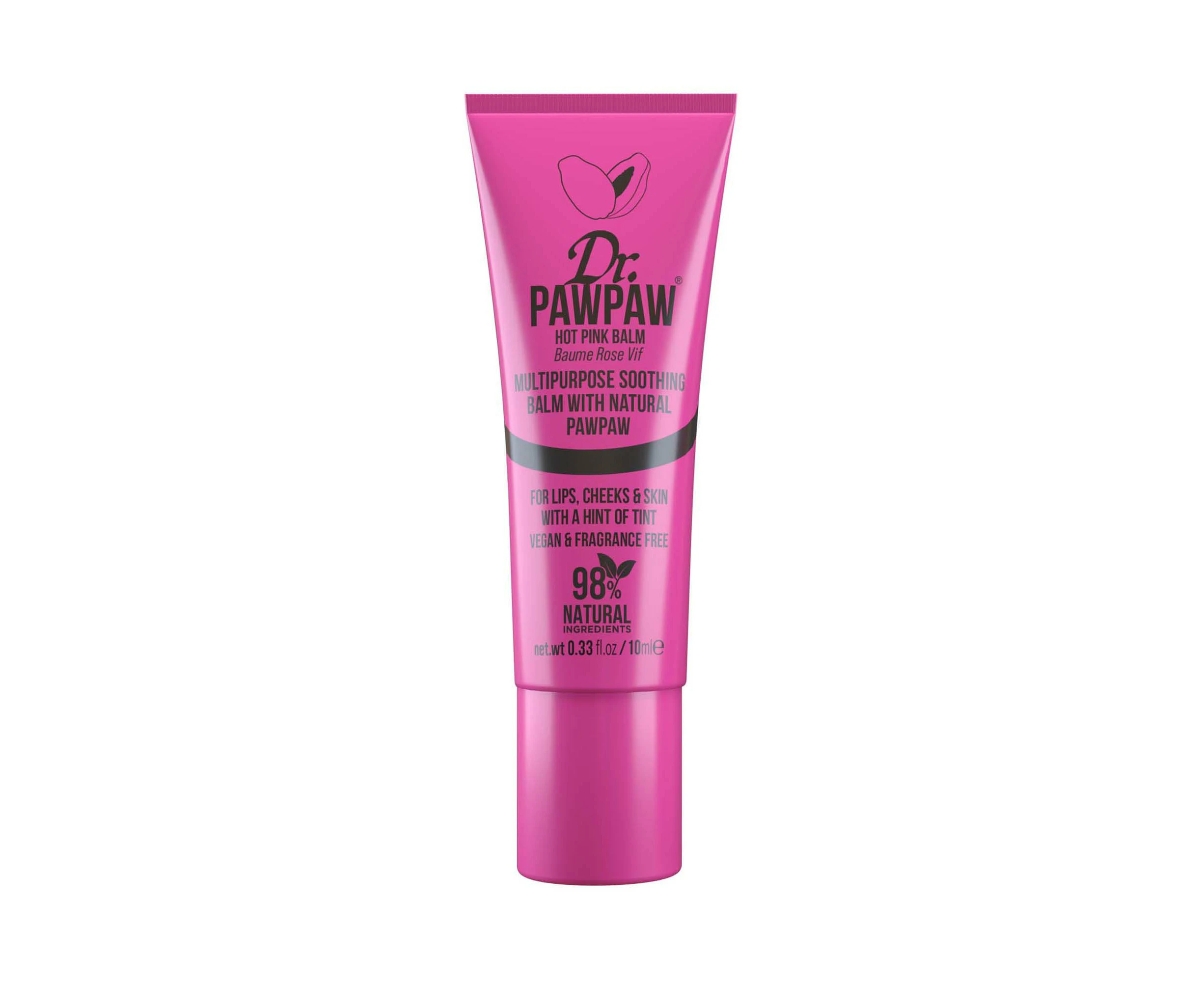 Dr. PAWPAW Tinted Hot Pink Lip Balm 10ml - Natural Pawpaw