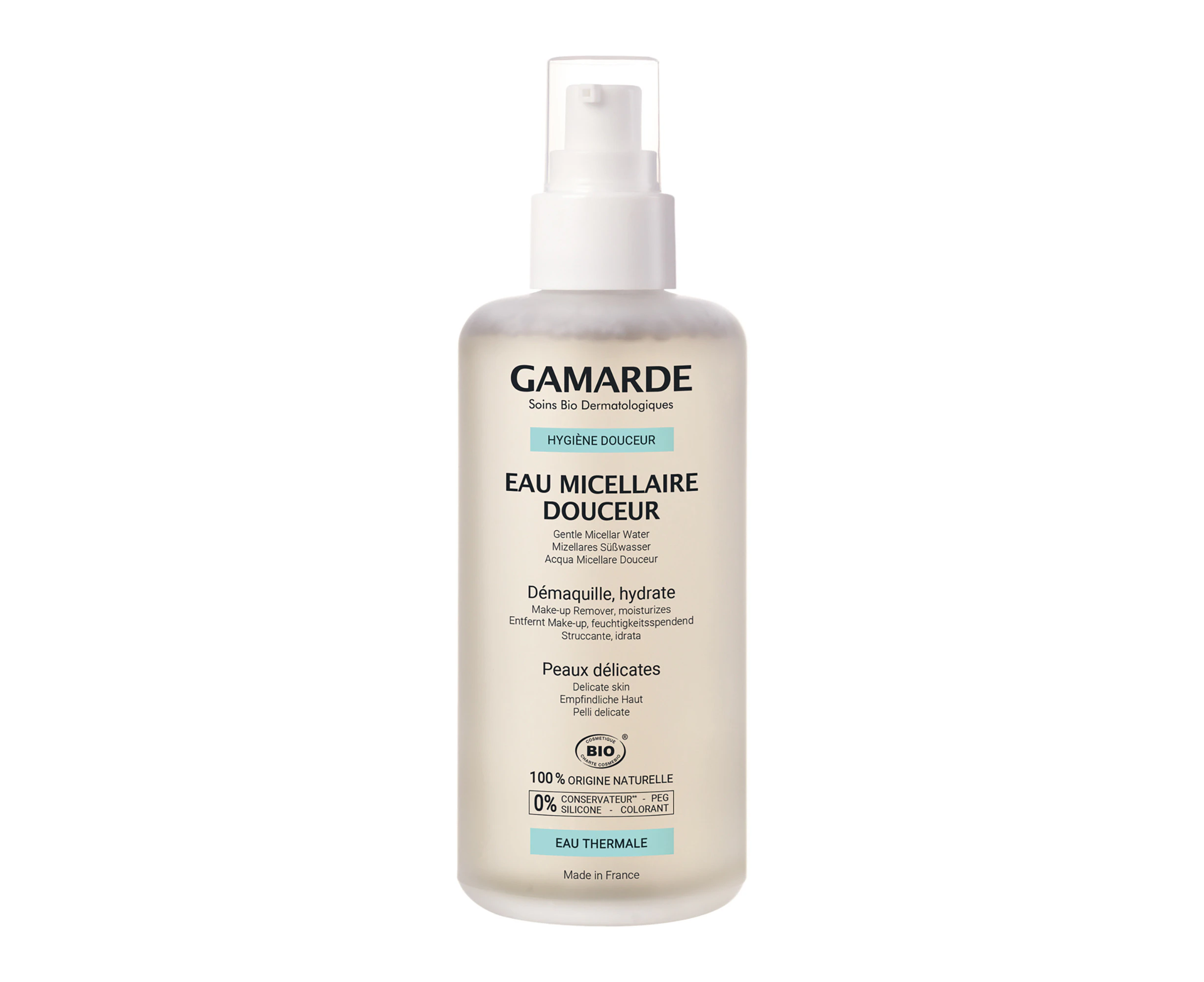 Gentle Micellar Water by Gamarde for Women - 6.76 oz Cleanser