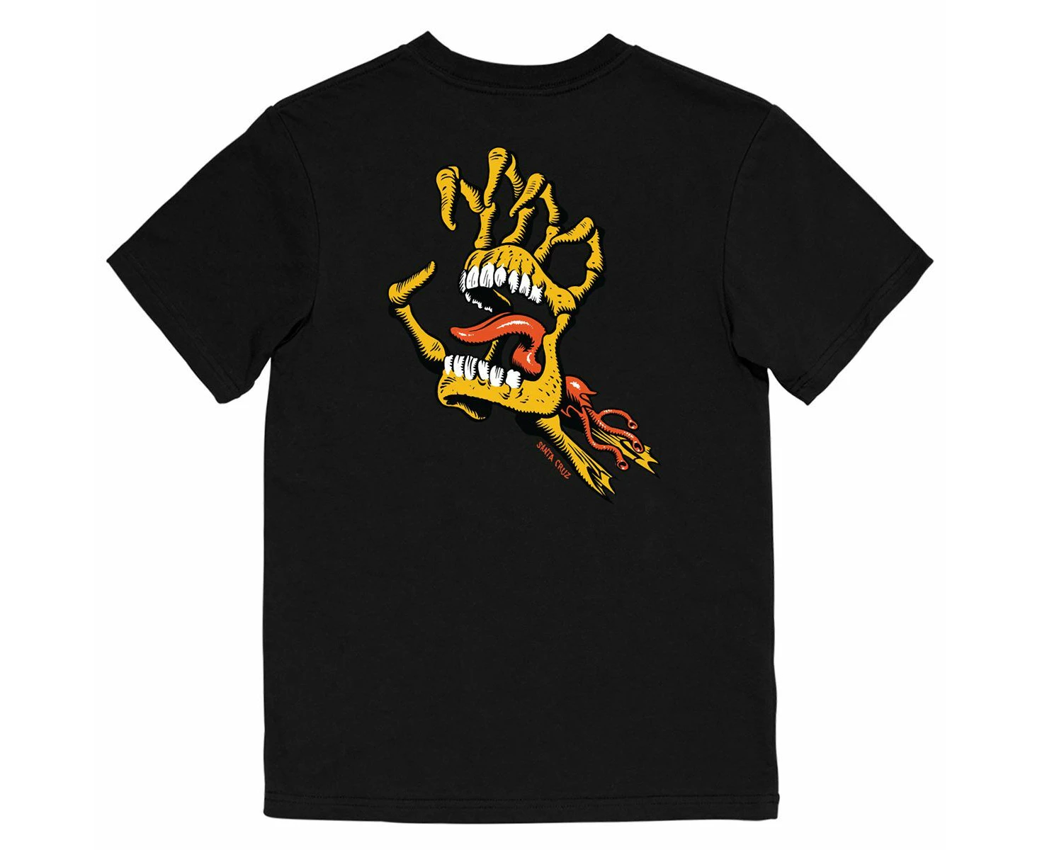 Santa Cruz Youth Tee Oversized Bone Hand Cruz Black