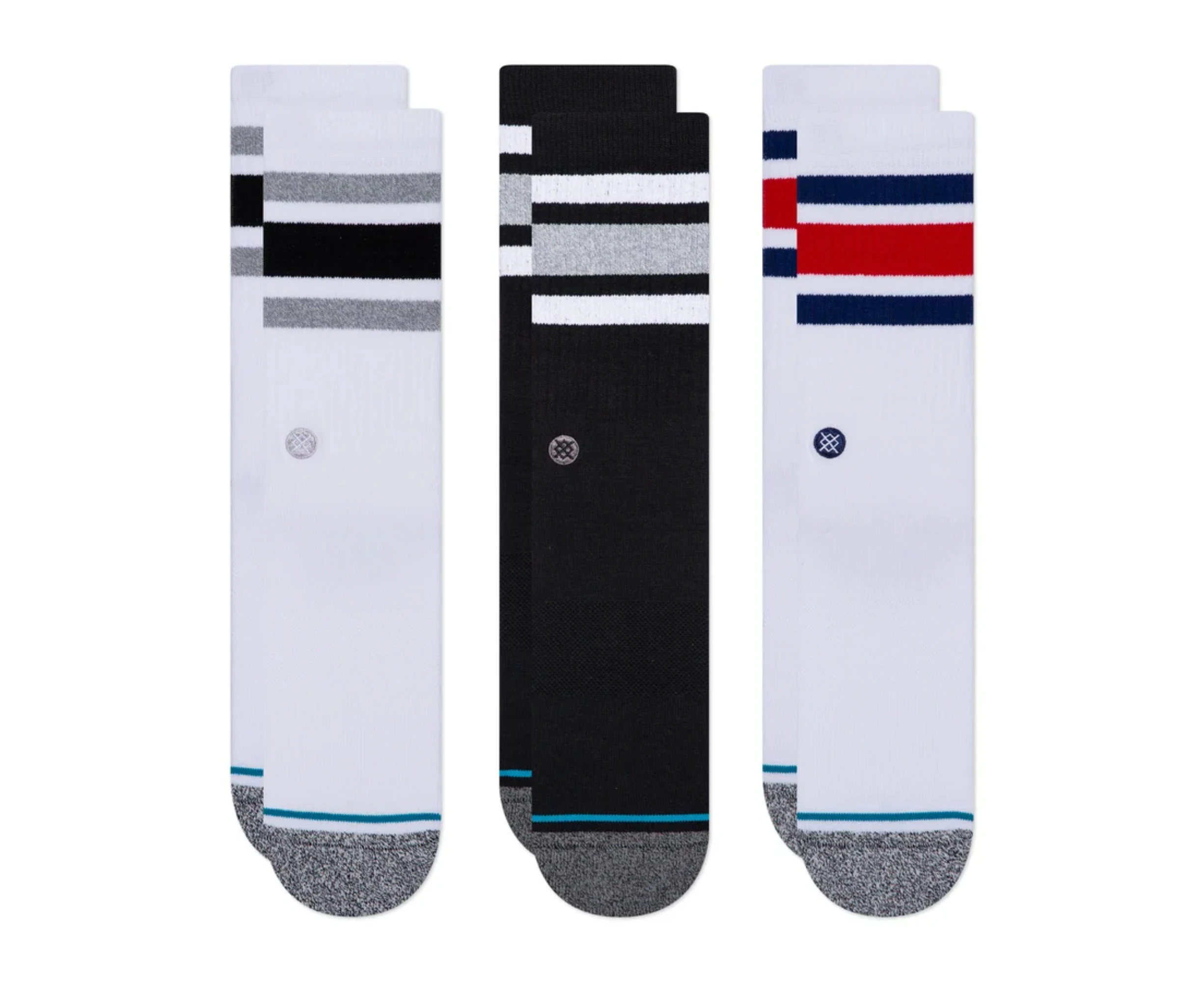 Stance Casual The Boyd Crew Socks 3 Pack - Multi