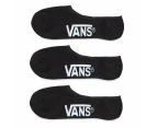 Vans Socks No Show 3pk Black US 10-13