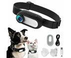 HD1080P Pet Tracker Collar No WiFi Needed Dog Cat Camera Video Records Mini Body Cam Indoor Outdoor with 64g TF card Birthday Gift