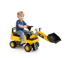 Kids Ride On Excavator Digger Toy Bulldozer Truck Construction Vehicle w/Adjustable Bucket