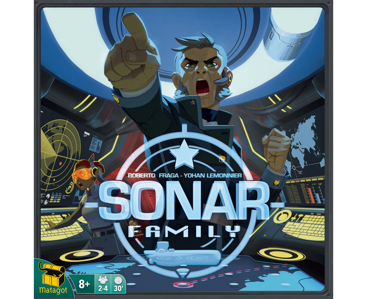 Matagot Captain Sonar Family Kids/Family Interactive Play Fun Board Game 8y+