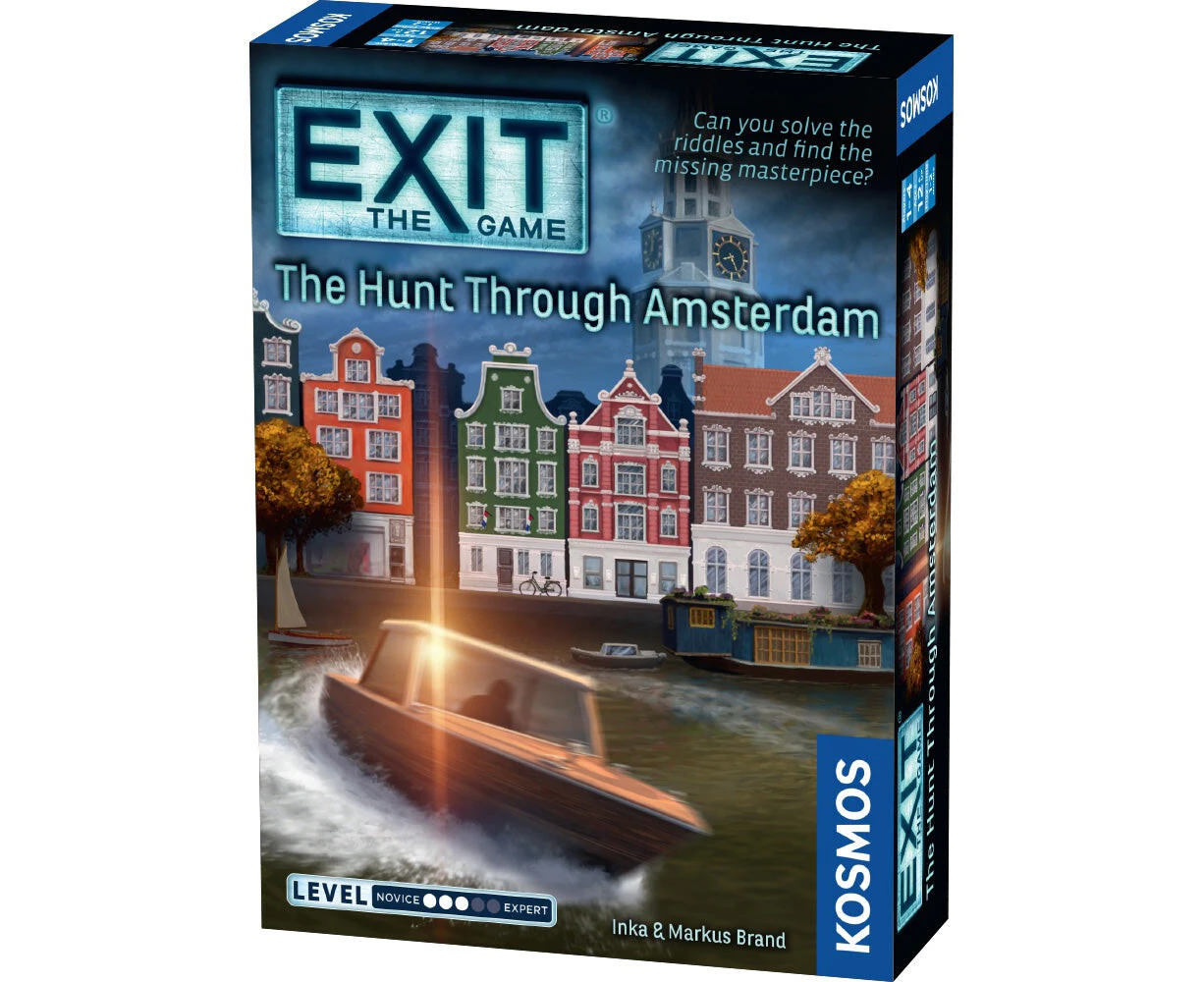 Kosmos Exit the Game The Hunt Through Amsterdam Kids Play Board/Card Game 12y+