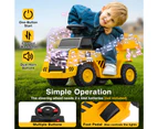 Kids Electric Dump Truck Ride on Toys w/Adjustable Dump Bed Children Construction Vehicle