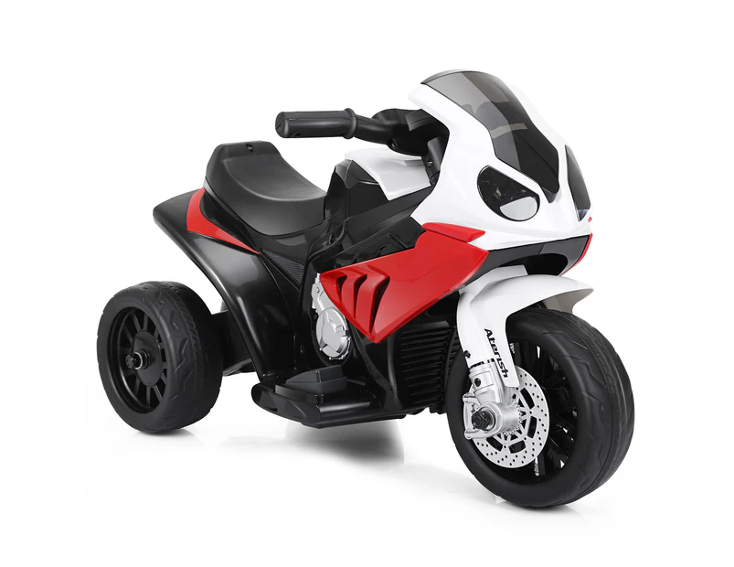 6V Kids Electric Motorcycle Licensed BMW Battery Powered Motor Bike w/Training Wheels Children Ride on Toys Red