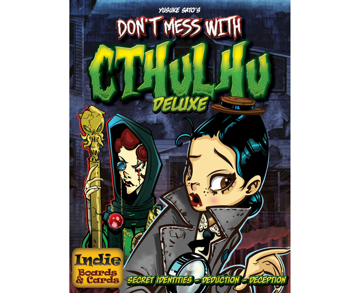 Indie Boards & Cards Dont Mess w/ Cthulhu Deluxe Kids Tabletop Board/Card Game