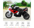 6V Kids Electric Motorcycle Licensed BMW Battery Powered Motor Bike w/Training Wheels Children Ride on Toys Red