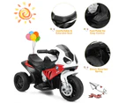 6V Kids Electric Motorcycle Licensed BMW Battery Powered Motor Bike w/Training Wheels Children Ride on Toys Red