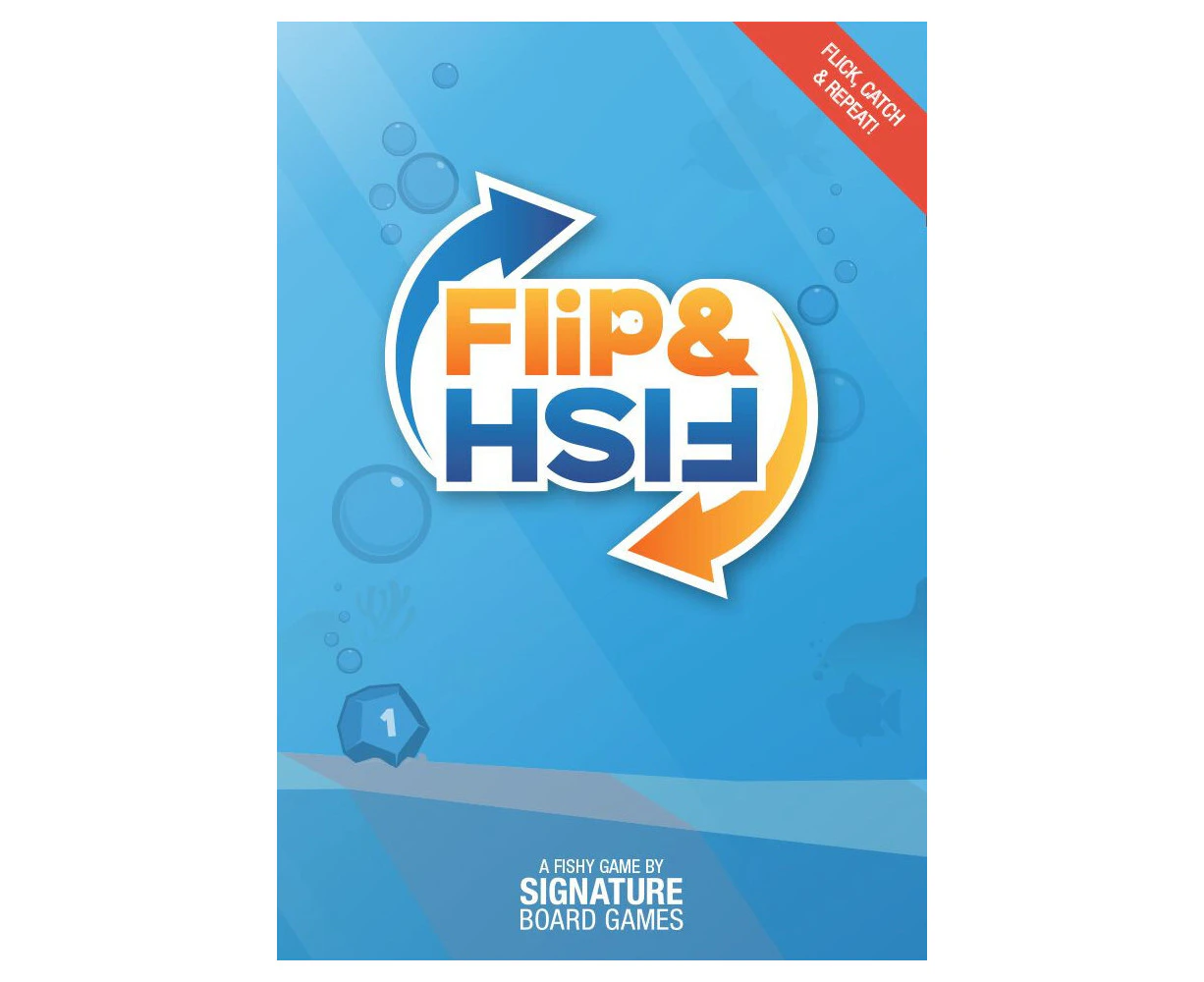 Signature Board Games Flip & Fish Kids Interactive Tabletop Board Game 14y+