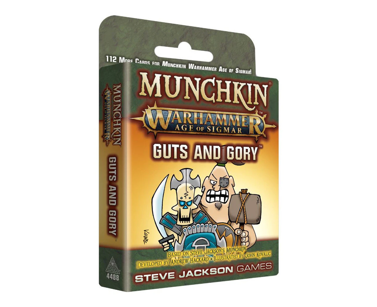 Steve Jackson Games Munchkin Warhammer Guts & Glory Kids Tabletop Card Game 10y+