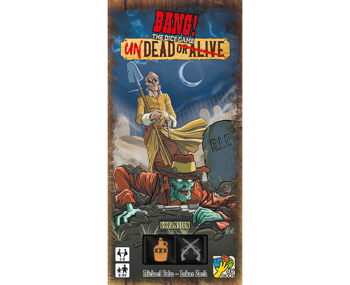 DaVinci Editrice Bang The Dice Game Undead or Alive Kids/Children Card Game 8y+