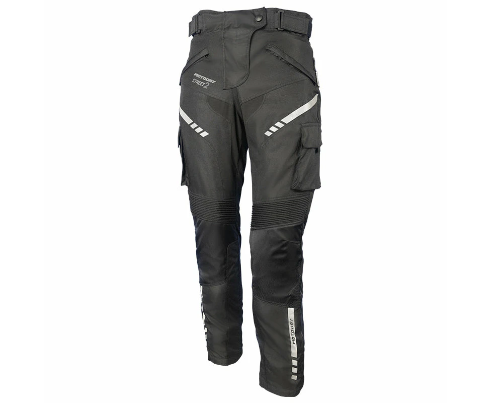 Motodry Street 2 Waterproof Motorcycle Ladies Pants - Black/ 16