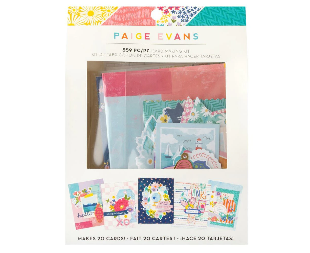 Paige Evans Adventurous Card Making Kit Makes 20