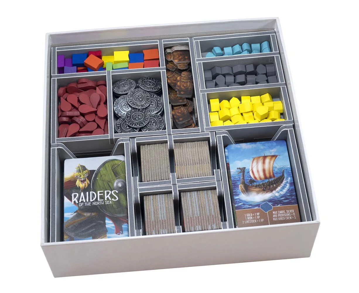 Folded Space Game Inserts Divider Tray Organiser Raiders Of The North Sea