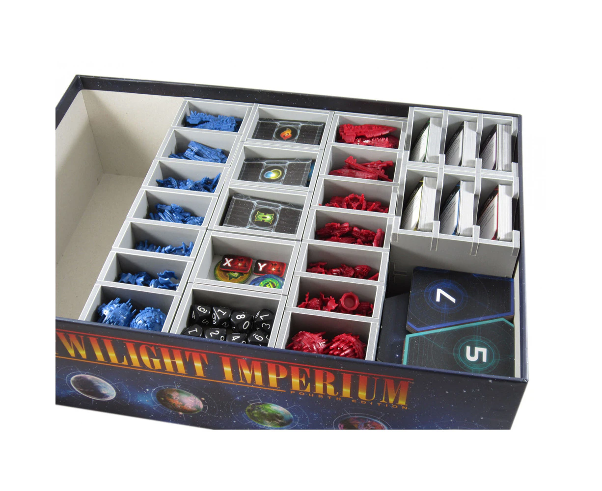 Folded Space Game Inserts Divider Tray Organiser Twilight Imperium 4th Edition