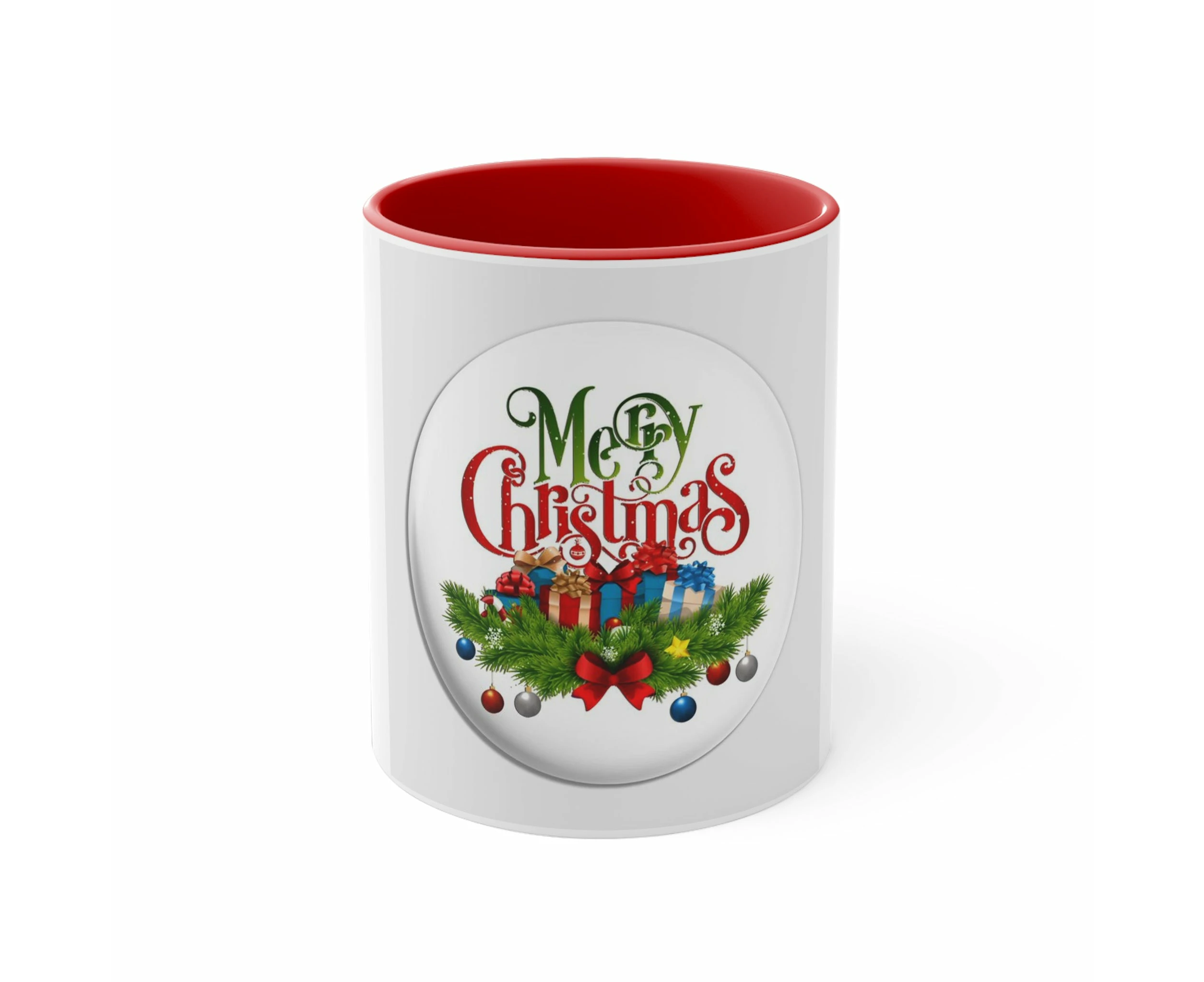 Christmas Accent Coffee Mug, 11oz