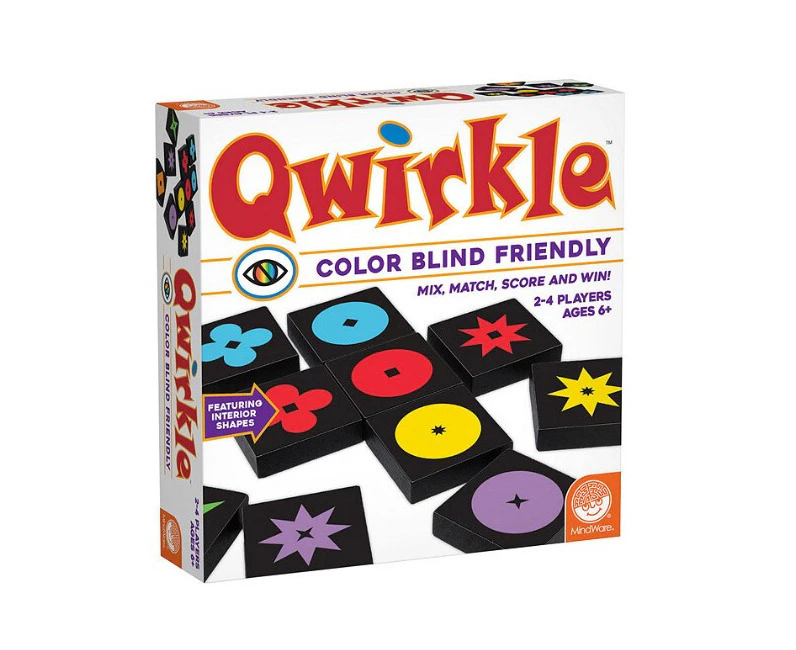 Mindware Qwirkle Tile Board Game Family Play Night Colour Blind Friendly 6y+