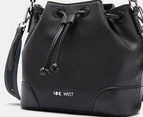 Nine West Ellis Mini Bucket Crossbody Bag - Black