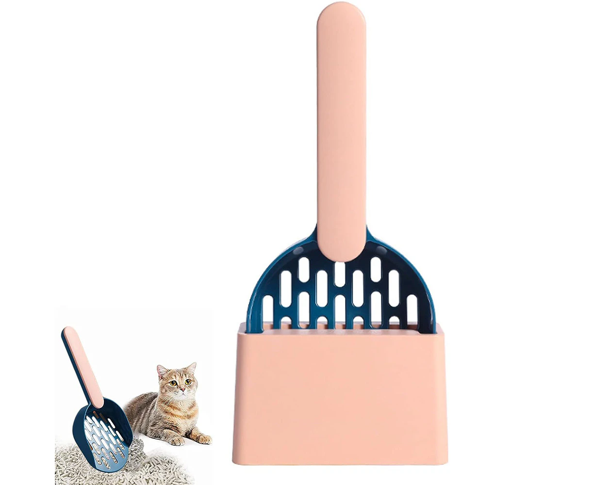 Plastic Cat Litter Scoop with Handle, Small Size