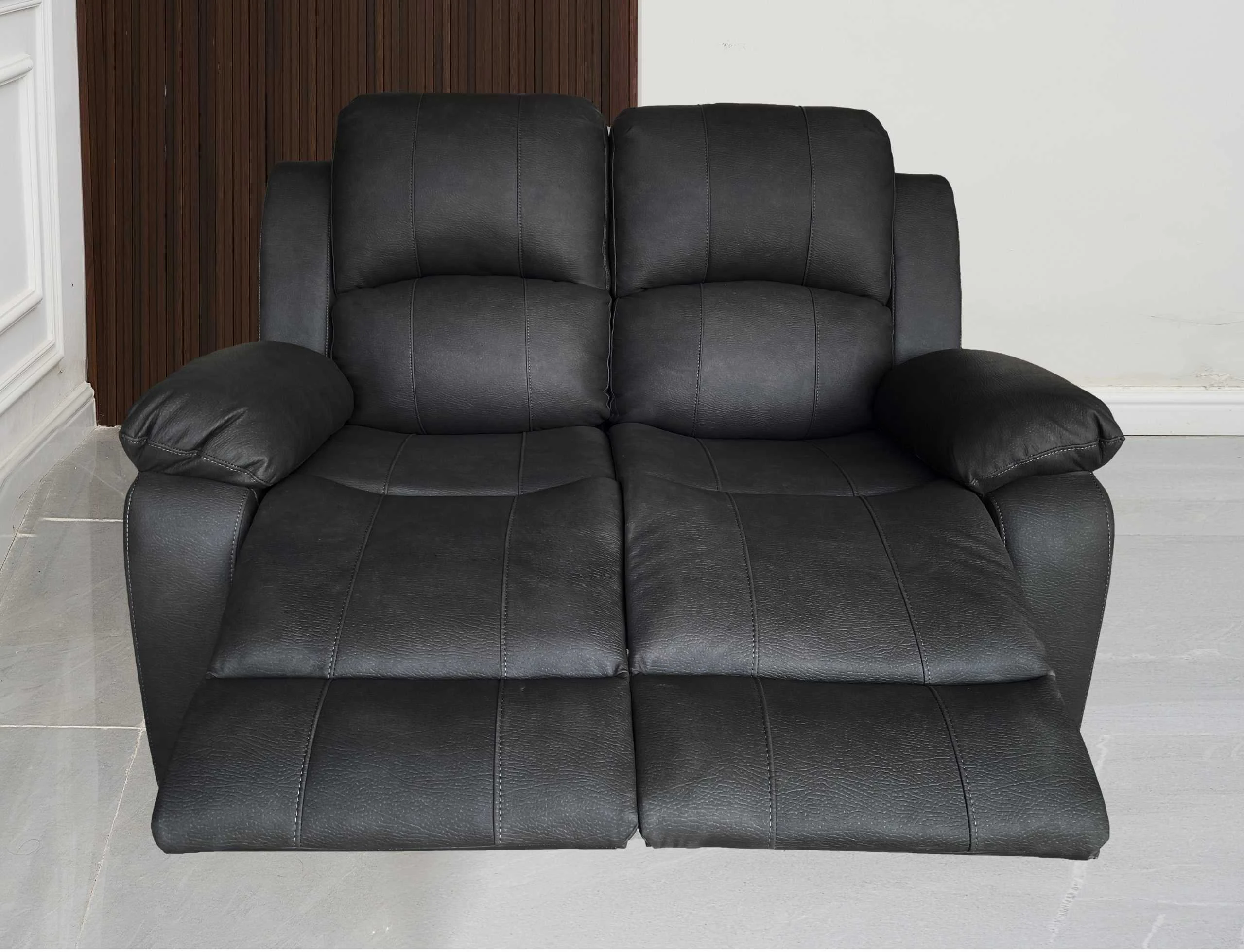 BT Valor Fabric Upholstered 2 Seater Manual Recliner Lounge