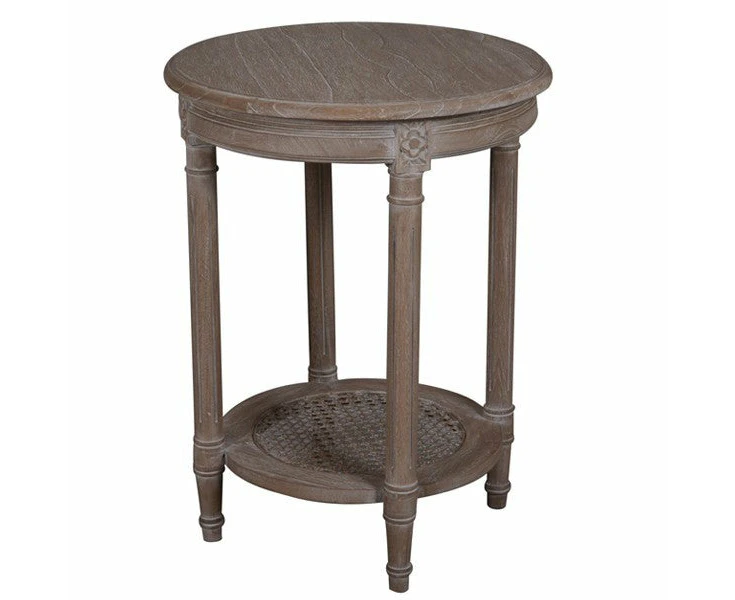 DA Polo Occasional Round Table Oak Wash