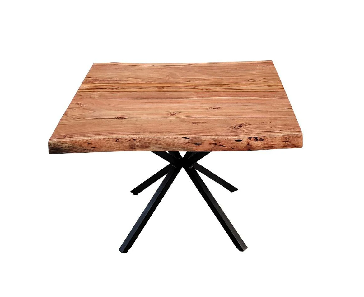 VI Elba Solid Timber Metal Legs Lamp Table