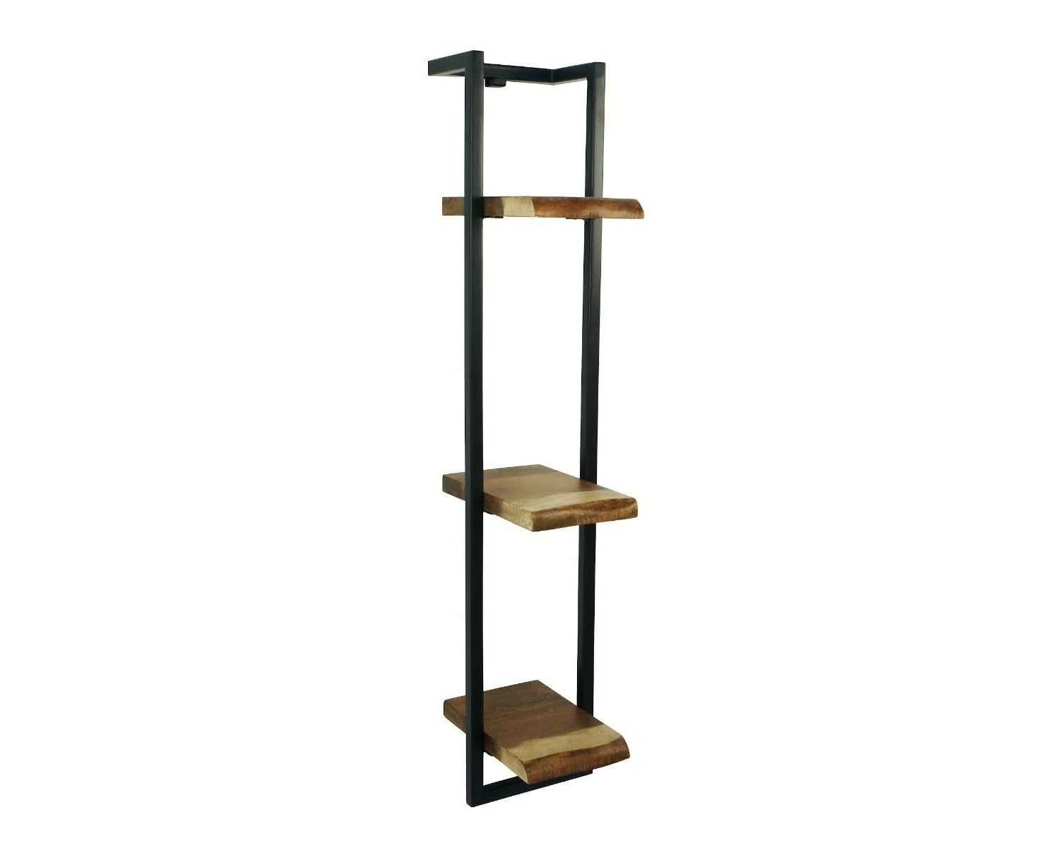 CR Live Edge Solid Timber 3 Tier Shelf