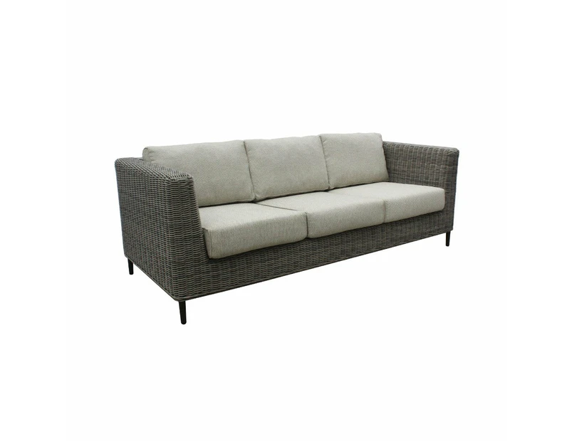 VI Portia Synthetic Rattan Wicker 3 Seater Outdoor Lounge