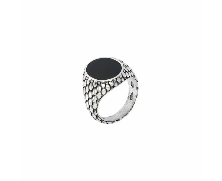 Albert M. Jewels Black Onyx Ring Mod. Wsox00407.bo