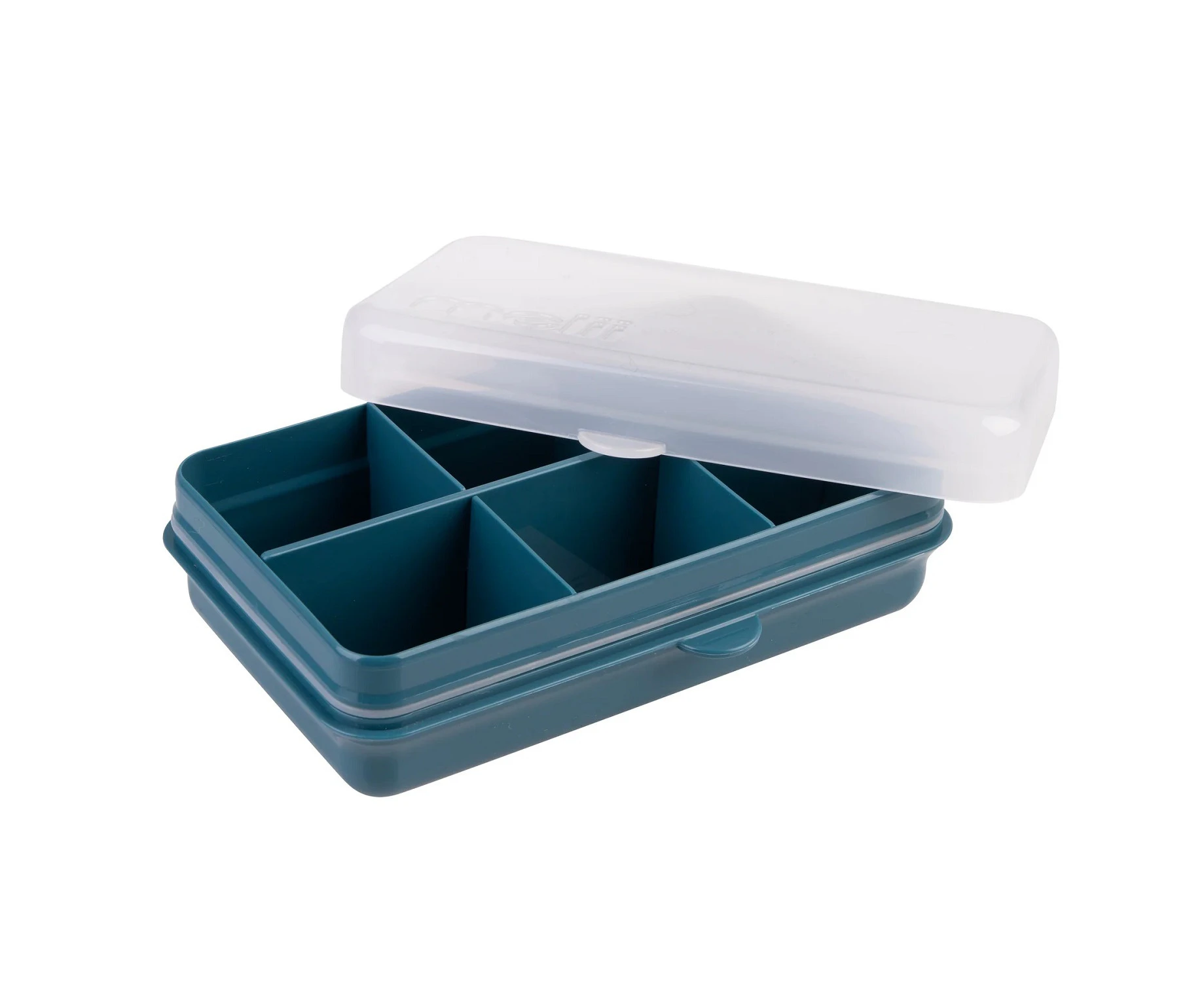 Melii Luxe 6 Compartment Snackle Box Mini Blue