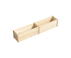 Livsip Garden Bed 240x45x45cm Raised Wooden Planter Box Container Growing Plant